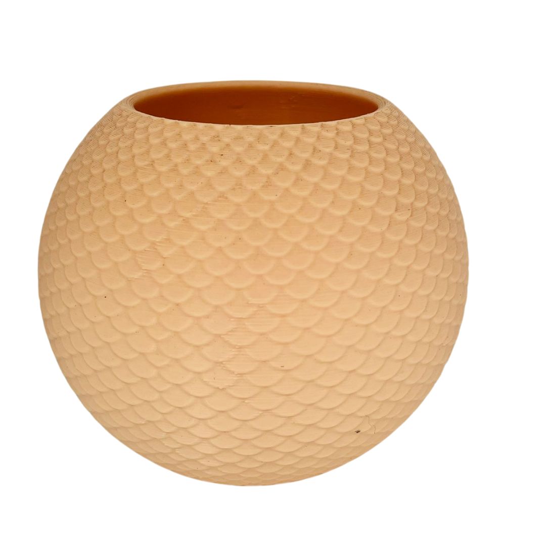 MACETA CON TEXTURA