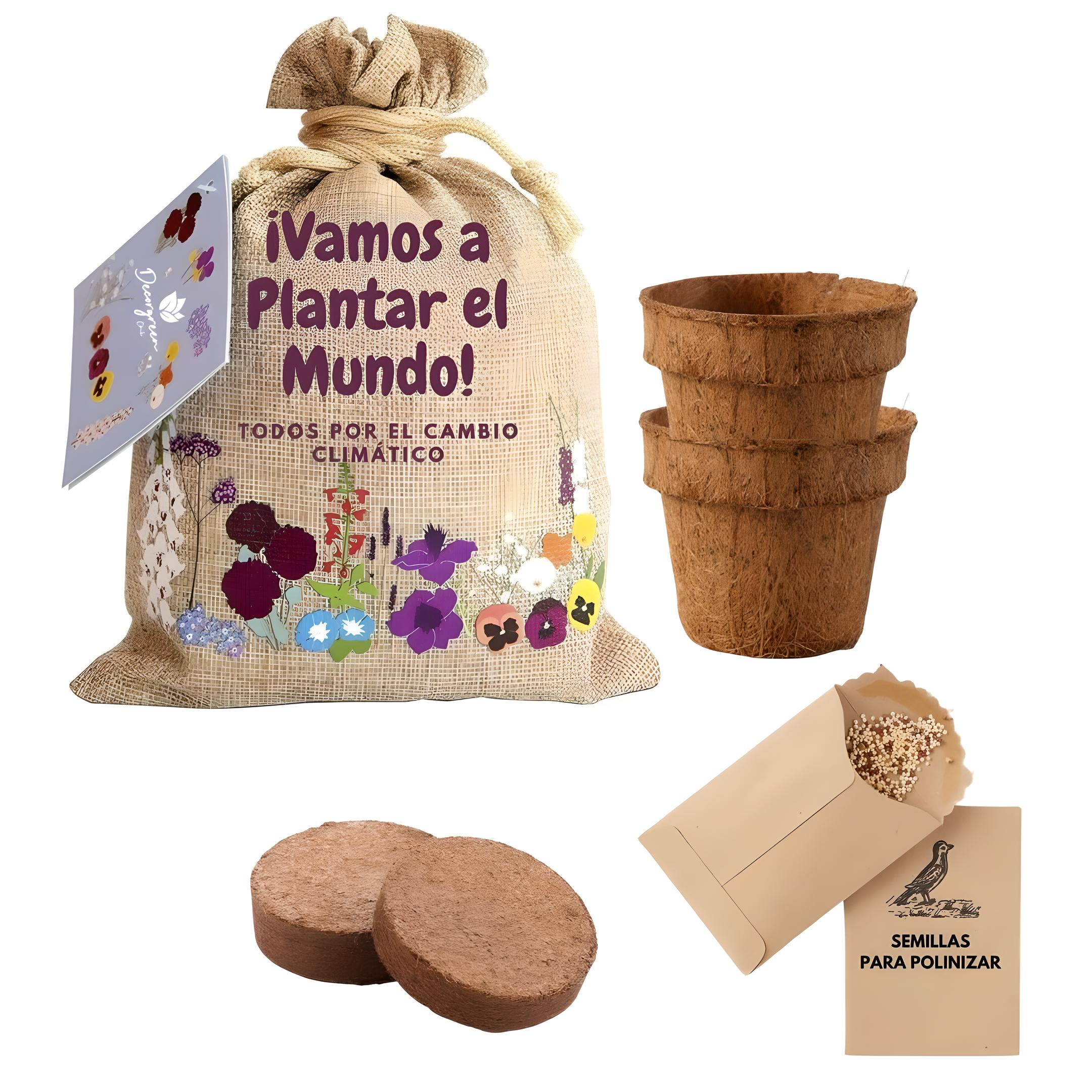 SACO DE SEMILLAS DIA INTERNACIONAL DE LA MUJER