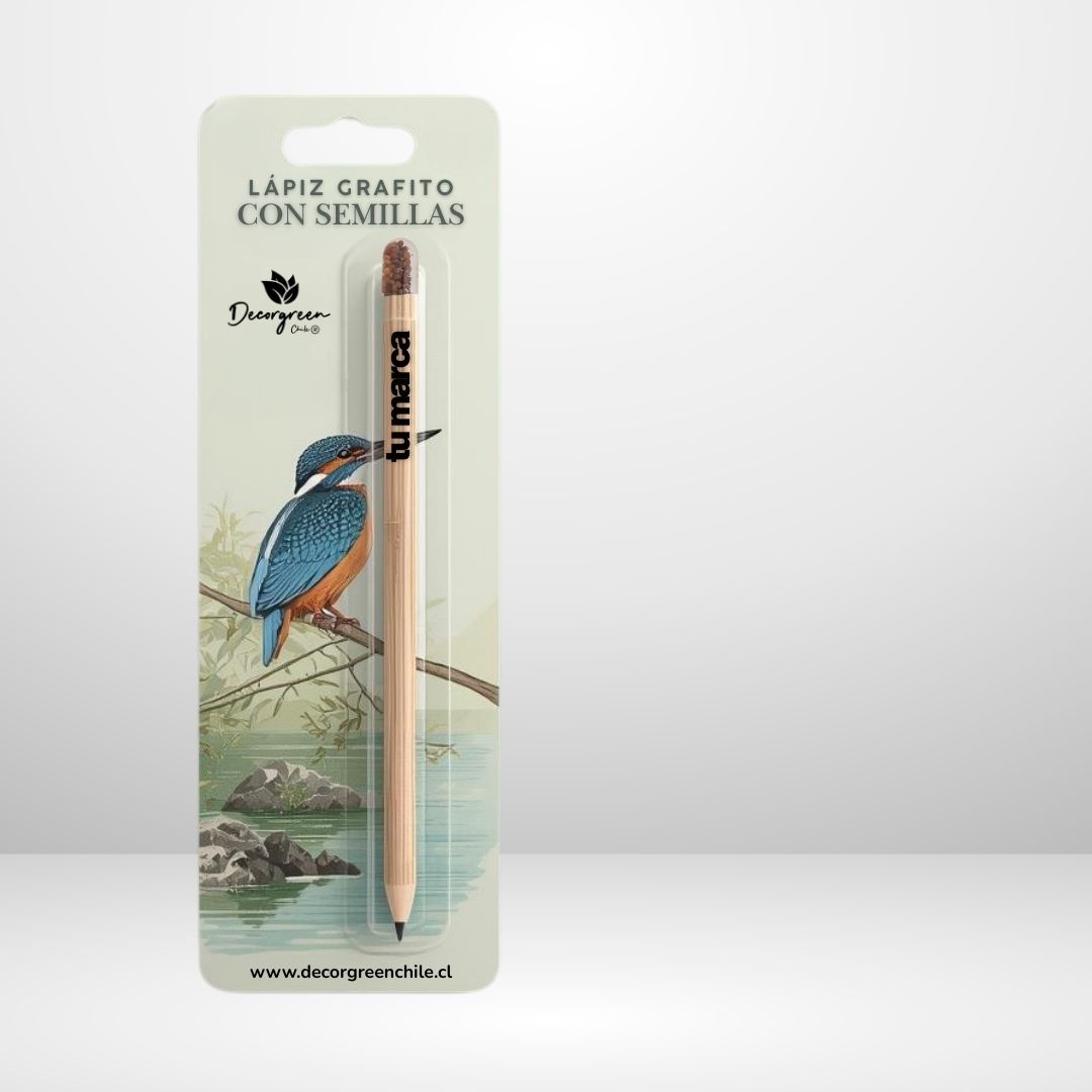 Lápiz grafito con semilla